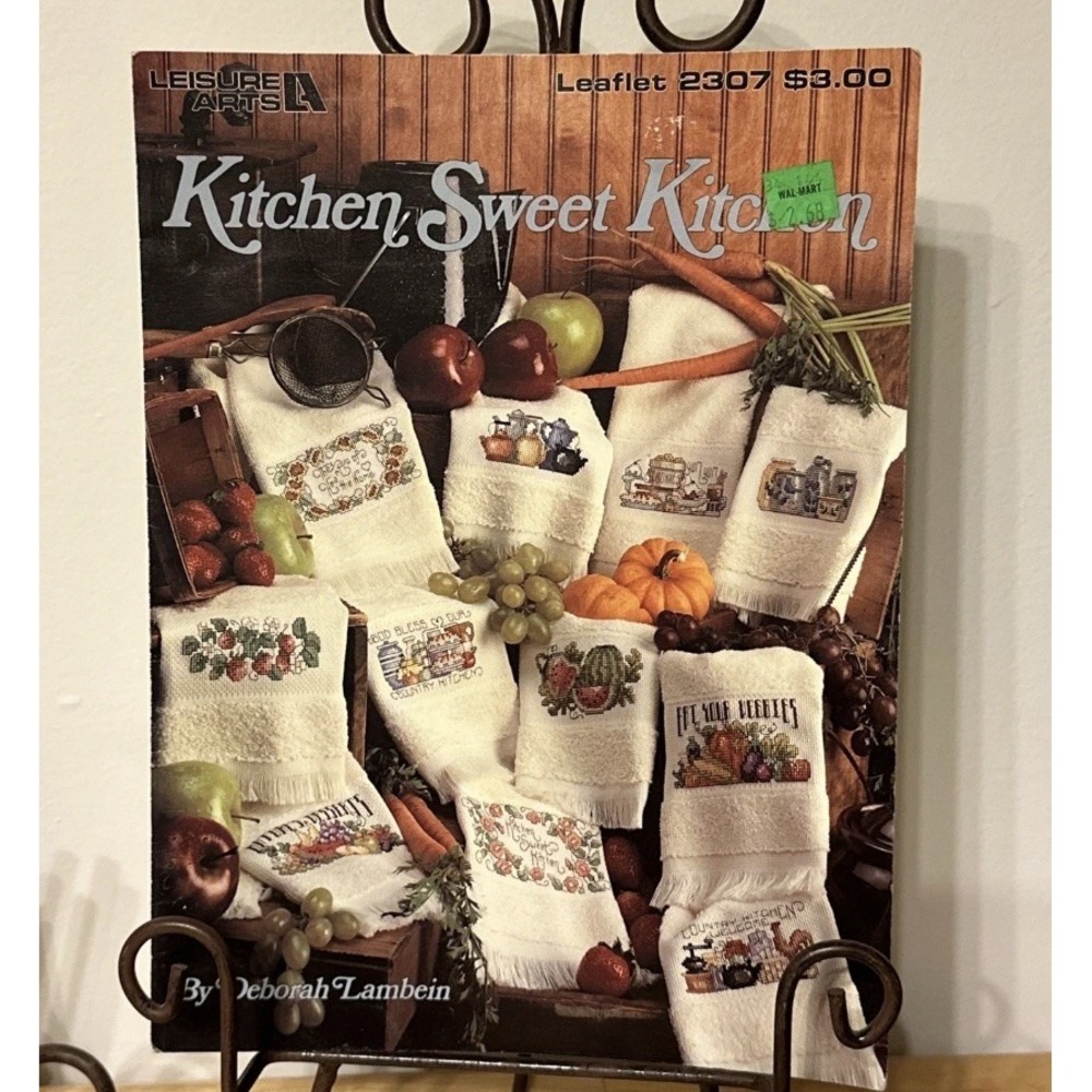 Kitchen Sweet Kitchen Leisure Arts Leaflet #2307 Deborah Lambein 11 Designs 1992